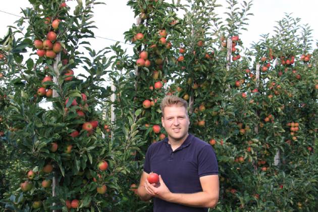 Fruitteler Mark Vernooij