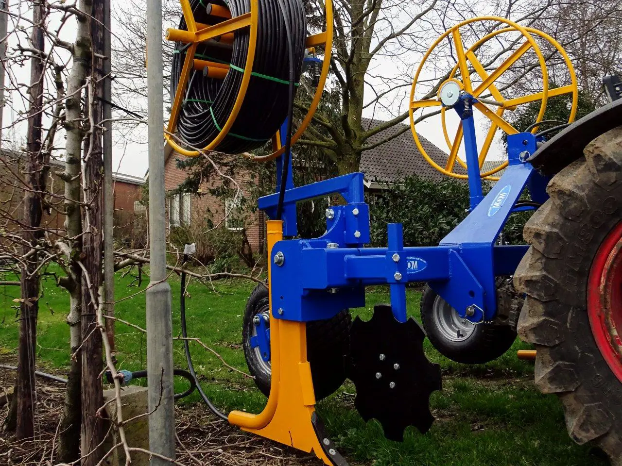 Ondergrondse fertigatie machine