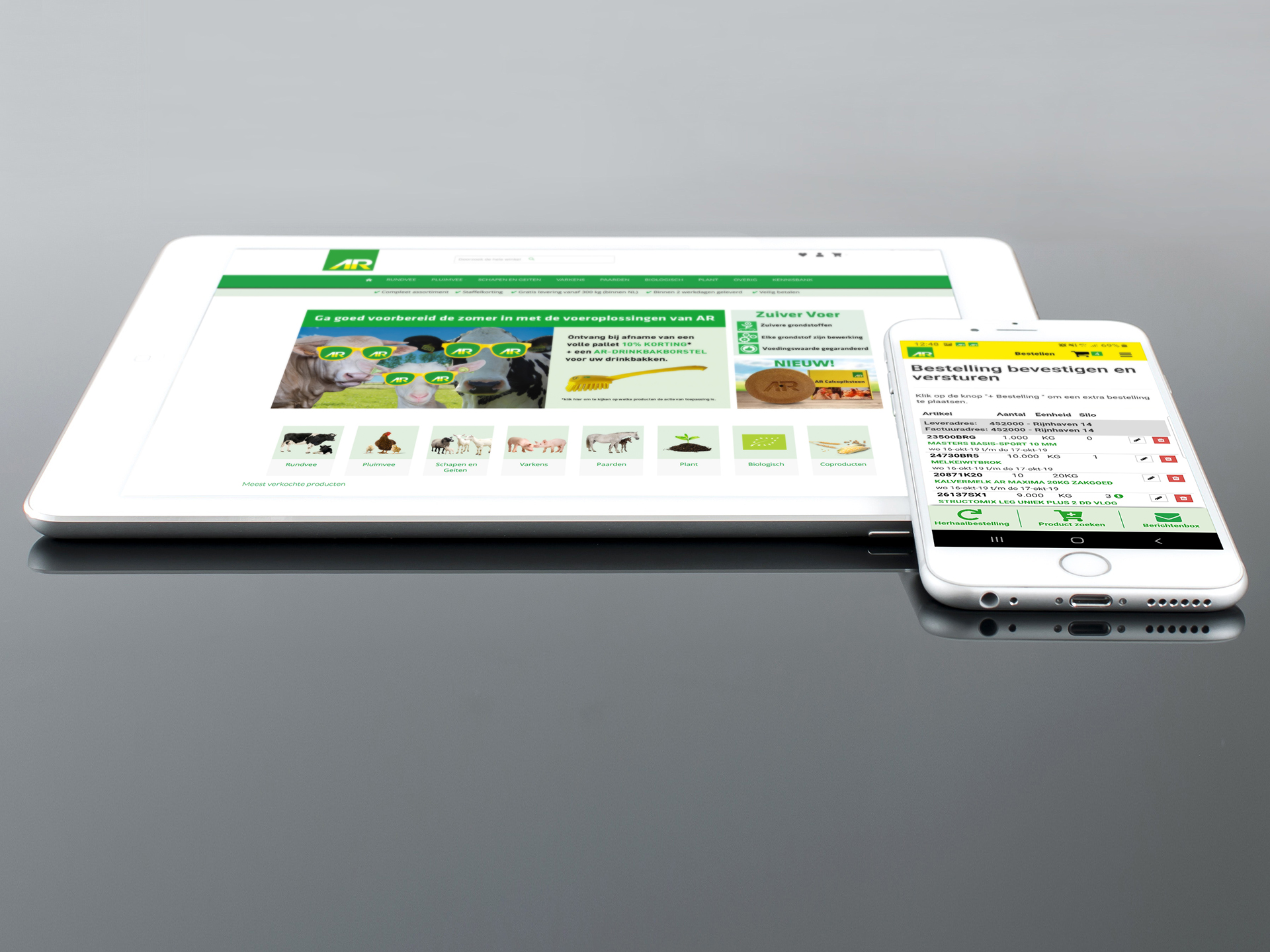 AR Webshop en Mijn AR