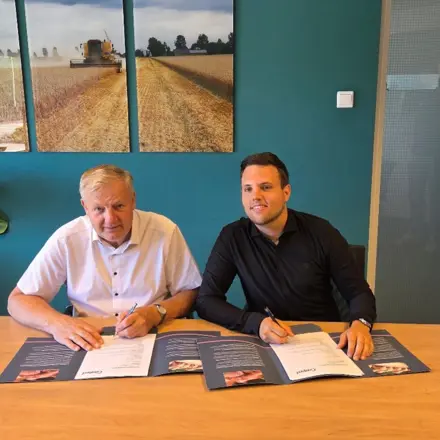 Ondertekening silomonitoring AR en Cooperl