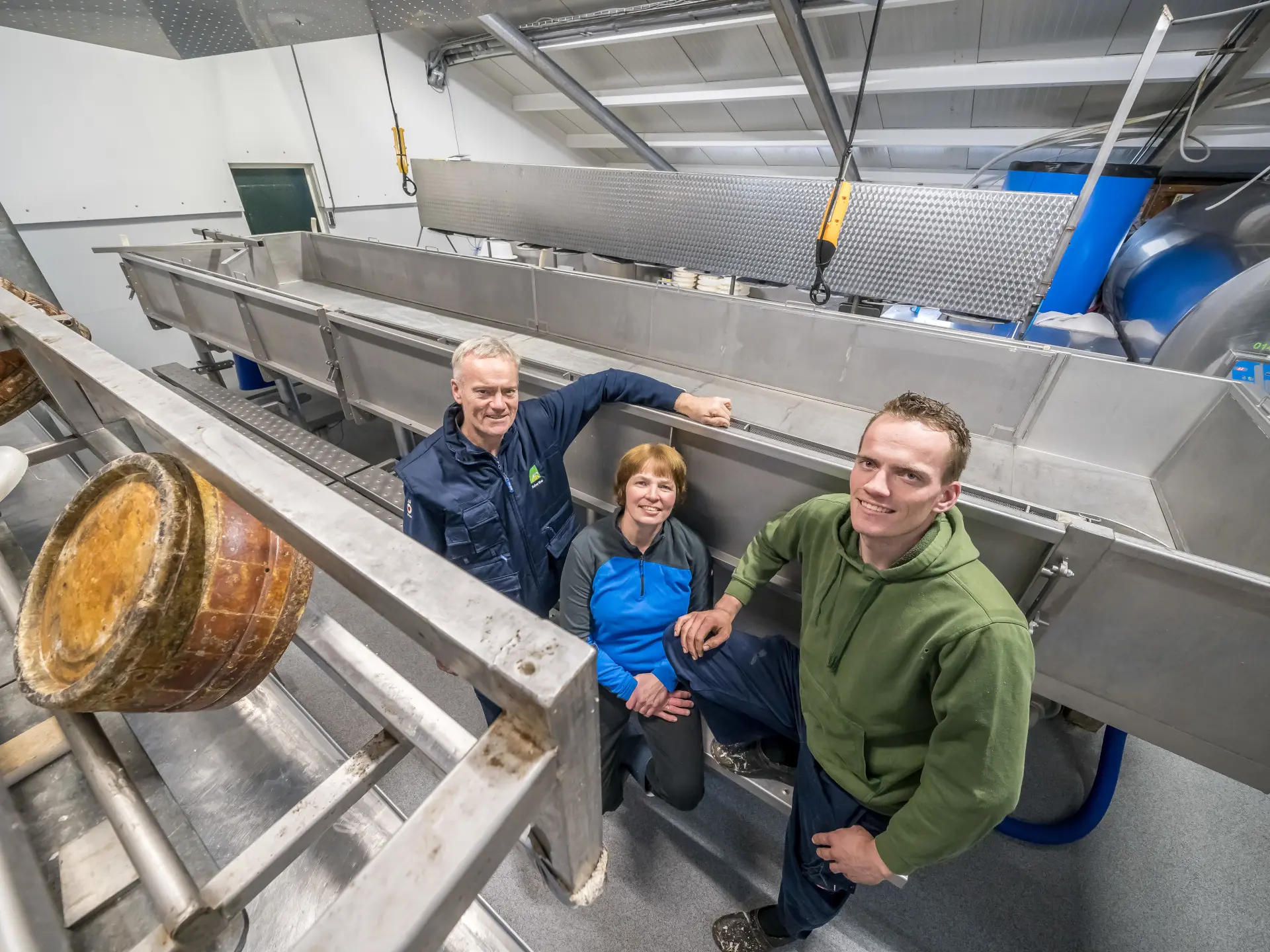 Varkenshouder Harry, Gerda en Daniël Lekkerkerker