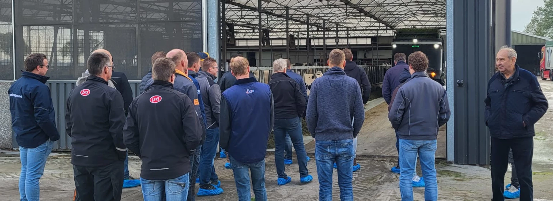 Terugblik Studiegroep zomerstalvoeren Tricht Lely Exos demonstratie