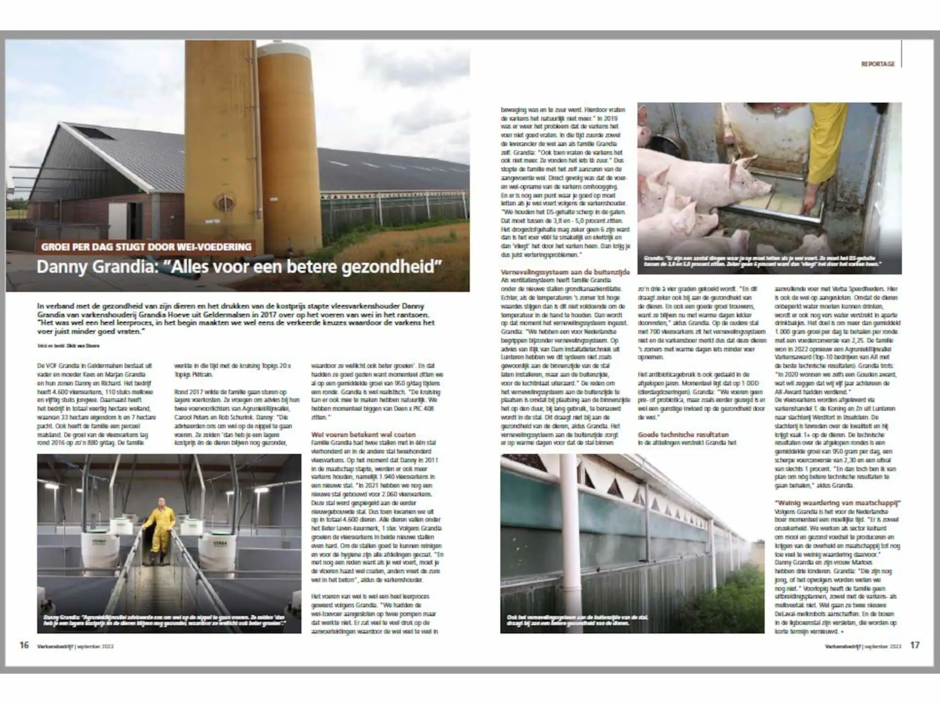 Artikel Varkensbedrijf Grandia VOF