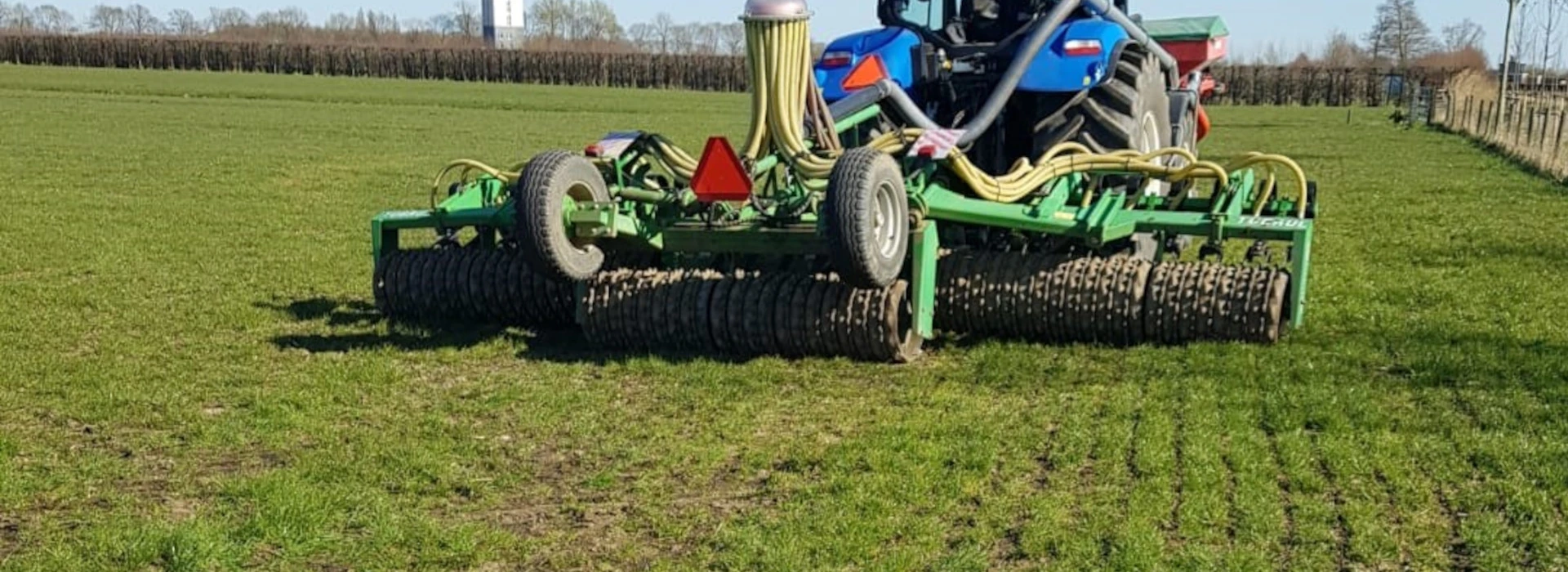 Gras doorzaaien