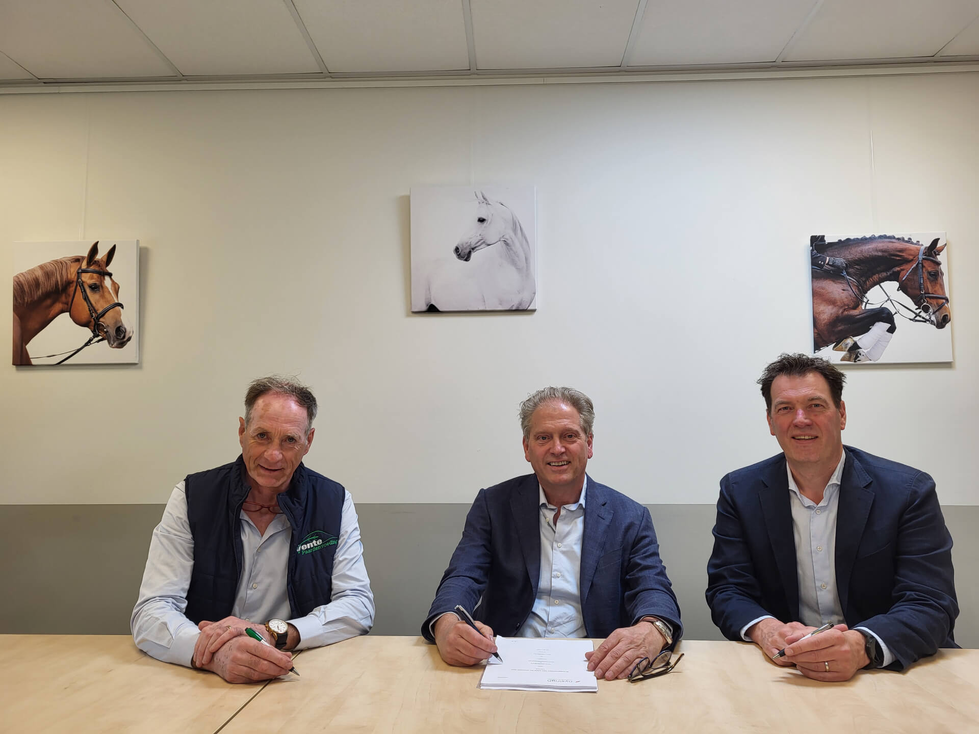 V.l.n.r. Kees Naalden, Paul Vente en Arjen van Nuland.